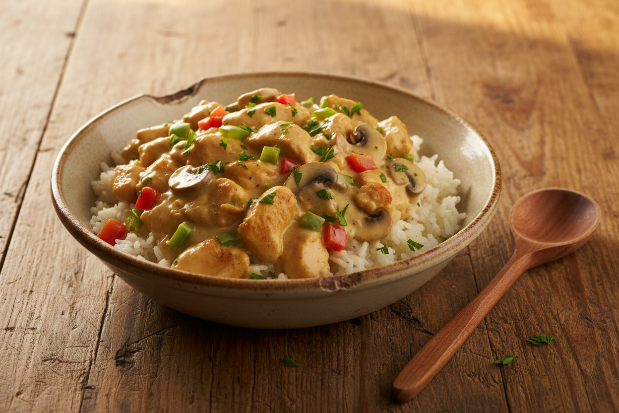 Chicken à la King — Romerig, Hartig en Perfek vir 'n Koue Aand