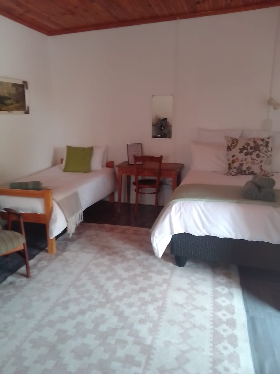 Slaapkamer in ’n chalet by Joalani Gasteplaas