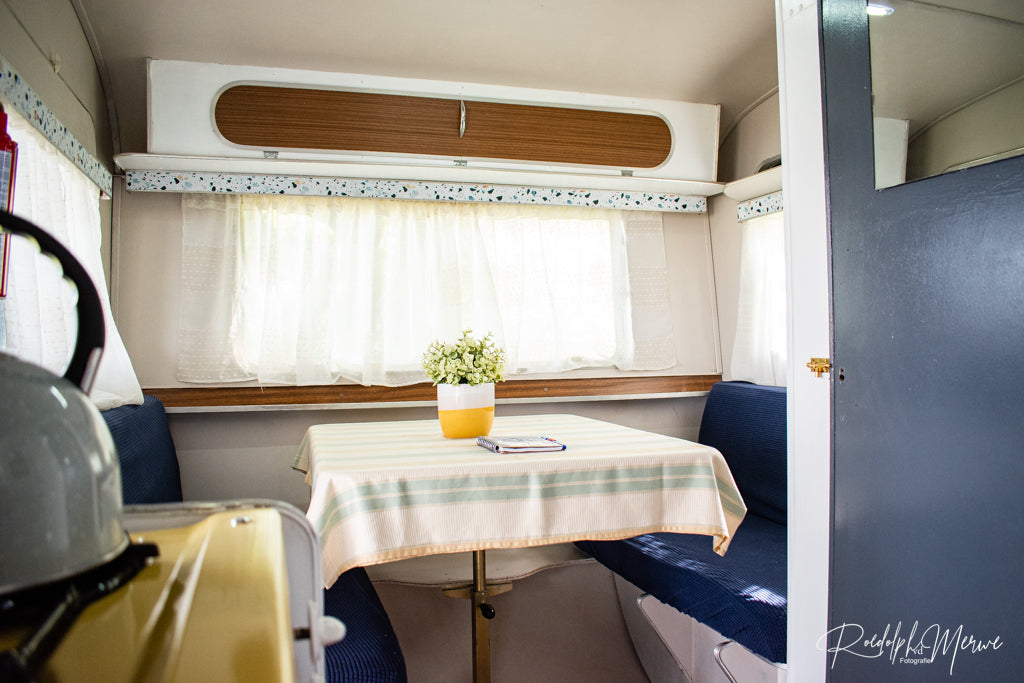 Interior of the Raapfontein Saffier self-catering caravan