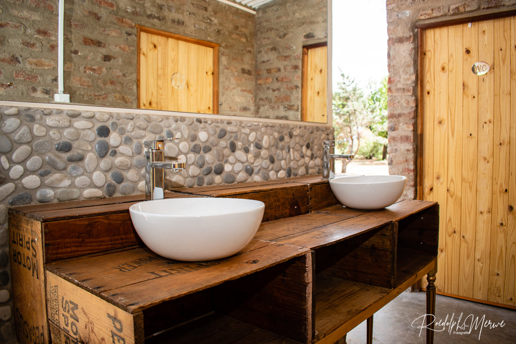 Self-catering kitchen at Raapfontein Gasteplaas
