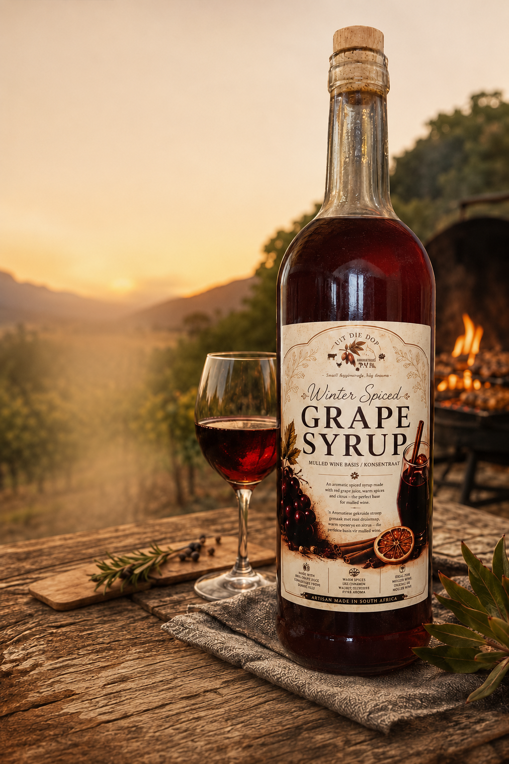 Grape Syrup — Winter Spiced