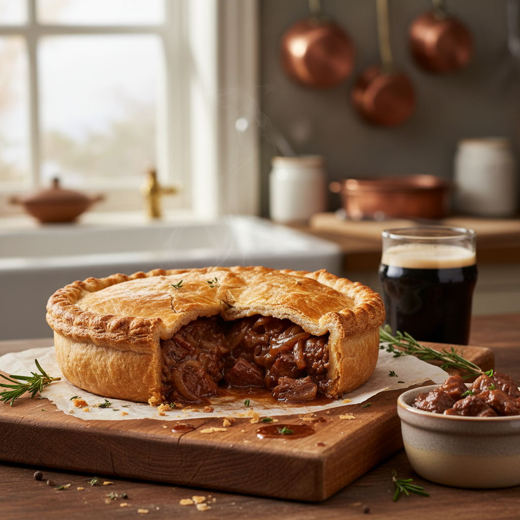 Helena's Beef & Beer Farm Pie