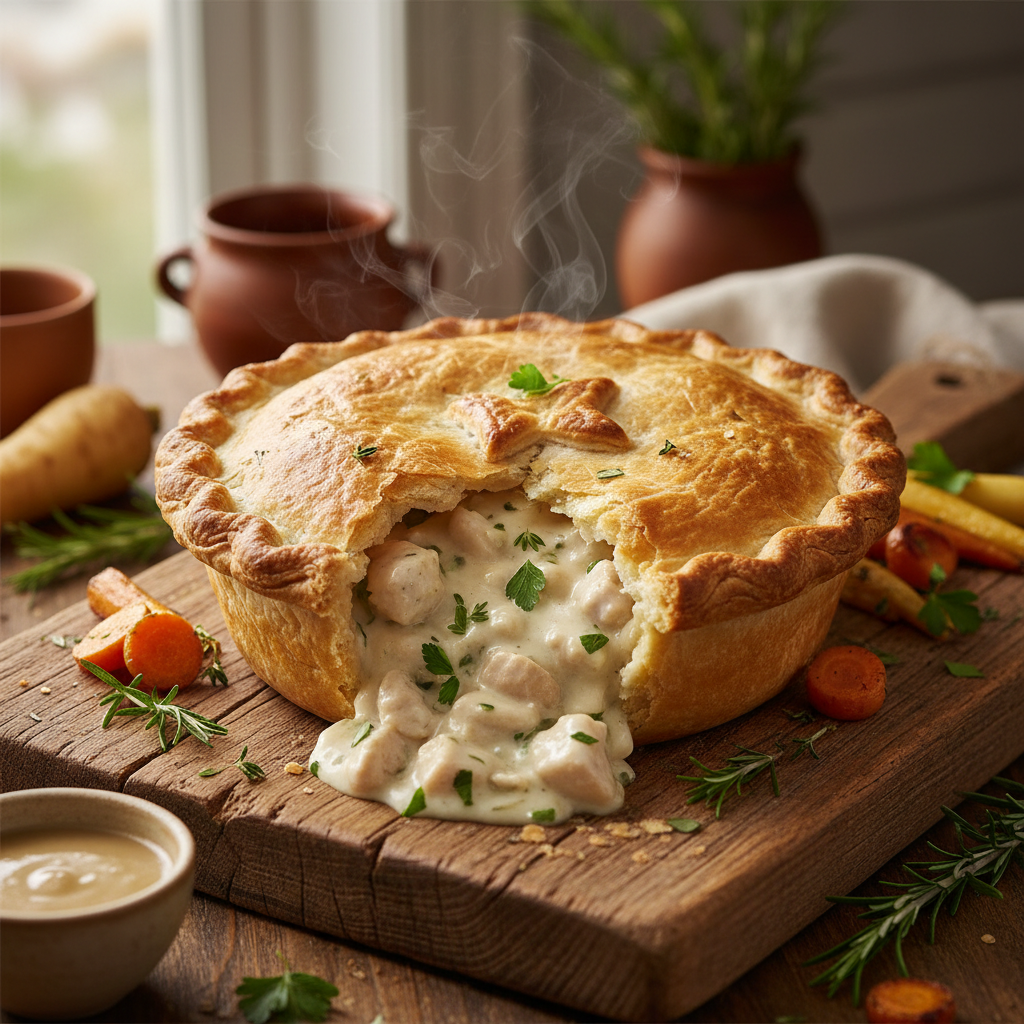 Helena's Traditional Chicken Farm Pie