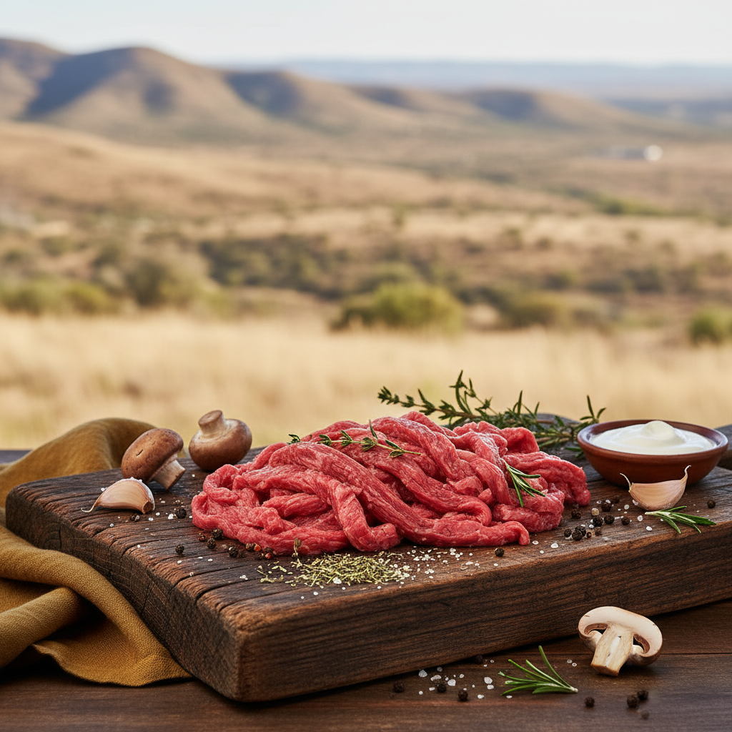 Beef Stroganoff from the Gateway to the Karoo